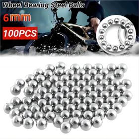 Xemussa 100pcs 6mm steel balls, iron balls, precision steel bearing balls, suitable for slingshots and bicycle bearings
